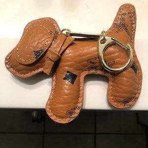 MCM Brown Dog Keychain
